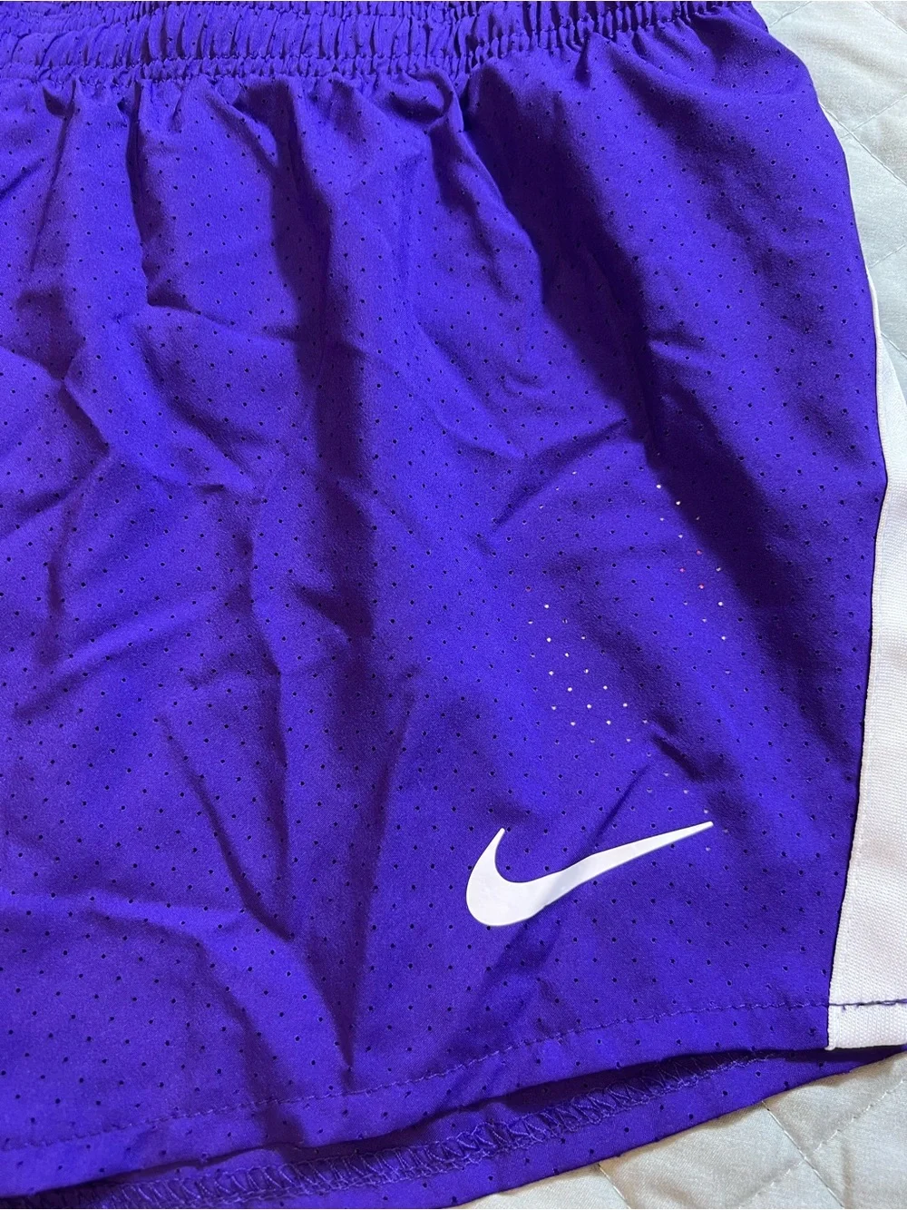 Nike Dri-FIT Men’s Running athletic Shorts lined adjustable Purple‎ Size Large